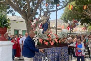 Telde rinde tributo a San Lorenzo en la capital grancanaria/Francisco Javier Santana.